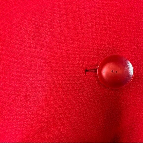 Vintage Wool Blend Red Swing Coat Size XL - Picture 7 of 16